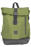 Save The Ocean Men's Ballistic Expandable Backpack In Olive