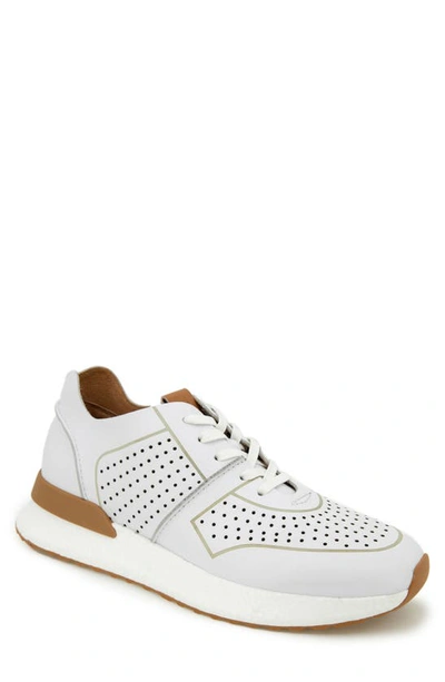 Gentle Souls By Kenneth Cole Laurence Jogger Sneaker In White