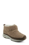 Easy Spirit Women's Trippin Cozy Ankle Booties Women's Shoes In Light Brown/chestnut