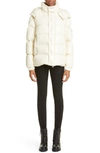 Moncler Maya Padded Shell-down Jacket In Butter