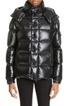 Moncler Extraordinary Forever Maya Quilted Shell Jacket In Black