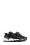 Sorel Kinetic Impact Laces Sneaker In Black/ Jet