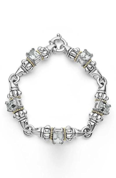 Lagos Glacier White Topaz Link Bracelet
