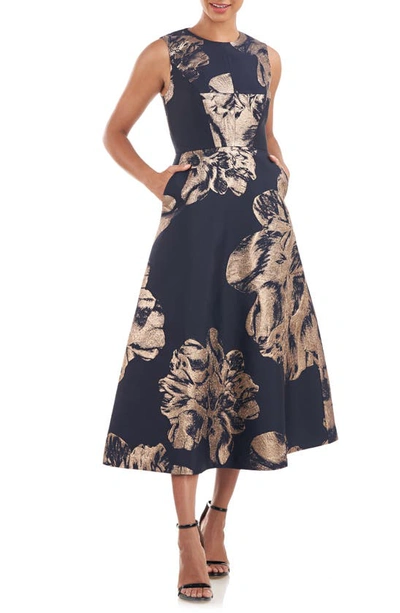 Kay Midi Dress - Navy main image 1