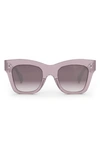 Celine Bold 3 Dots 50mm Small Gradient Butterfly Sunglasses In Purple