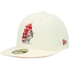 New Era Men's  Cream Tampa Bay Buccaneers Chrome Color Dim 59fifty Fitted Hat In Cream