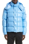 Moncler Maya 70 Puffer Jacket In Powder Blue