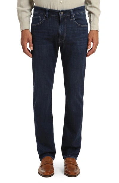 34 Heritage Courage Refined Straight Leg Jeans In Dark