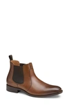 Johnston & Murphy Lewis Chelsea Boot In Tan Full Grain