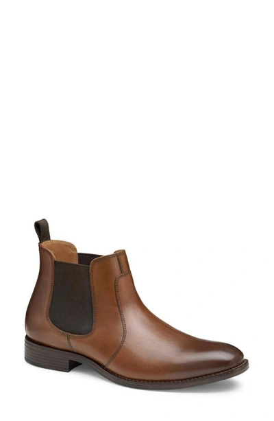 Johnston & Murphy Lewis Chelsea Boot In Tan