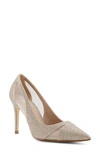 Dune London Banquets Pointed Toe Pump In Gold