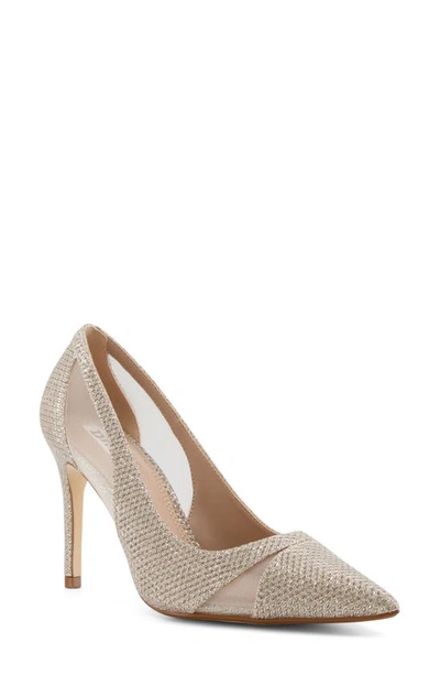 Dune London Banquets Pointed Toe Pump In Gold