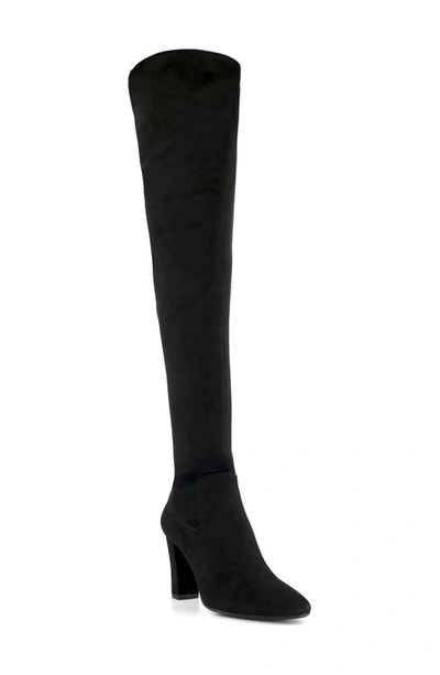 Dune London Syrell Over The Knee Boot In Black