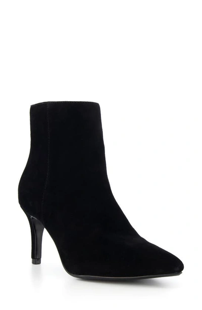 Dune London Obsessive 2 Pointed Toe Bootie In Black