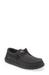 Hey Dude Wally Slip-on In Micro Total Black