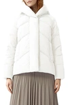 Canada Goose Marlow Hooded Quilted Ventera Down Jacket In White