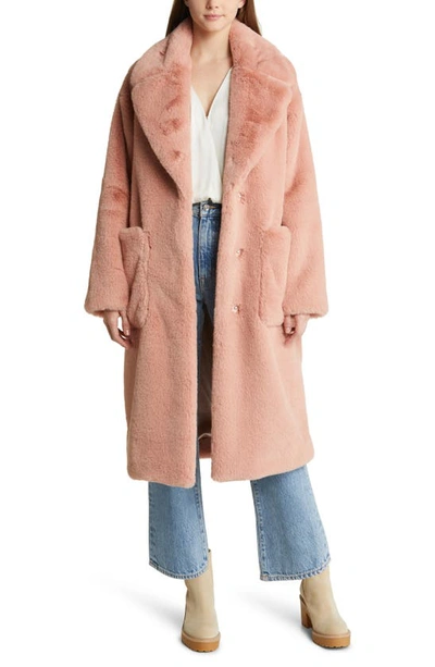 Ugg Avaline Faux Fur Longline Coat In New
