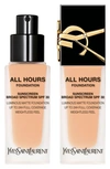 Saint Laurent All Hours Luminous Matte Foundation 24h Wear Spf 30 With Hyaluronic Acid In Lc4