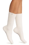 Ugg Paityn Cozy Gripper Crew Socks In Cream