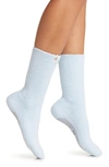 Ugg Paityn Cozy Gripper Crew Socks In Pool