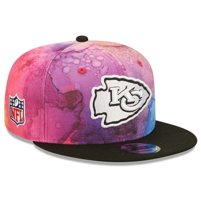 New Era Pink/black Kansas City Chiefs 2022 Nfl Crucial Catch 9fifty ...