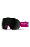 Smith Skyline 157mm Chromapop™ Snow Goggles In Fuschia Shapes / Black