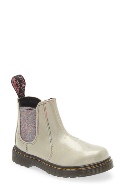 Dr. Martens' Kids' Girl's 2976 Coated Boots In Silver