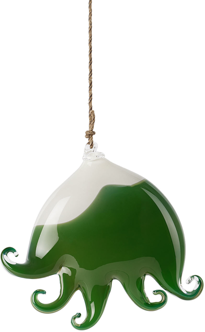 Silje Lindrup Ssense Exclusive Green & White Grinch Ornament