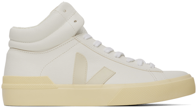 Veja White Minotaur Leather High-top Sneakers