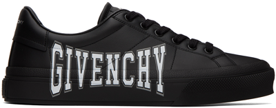 Givenchy City Sport College Logo Sneaker In Black