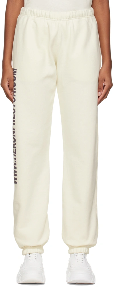 Heron Preston Off-white Real Estate Lounge Pants