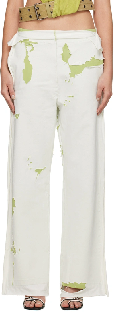 Diesel White P-martainoff Lounge Pants In 141a ModeSens