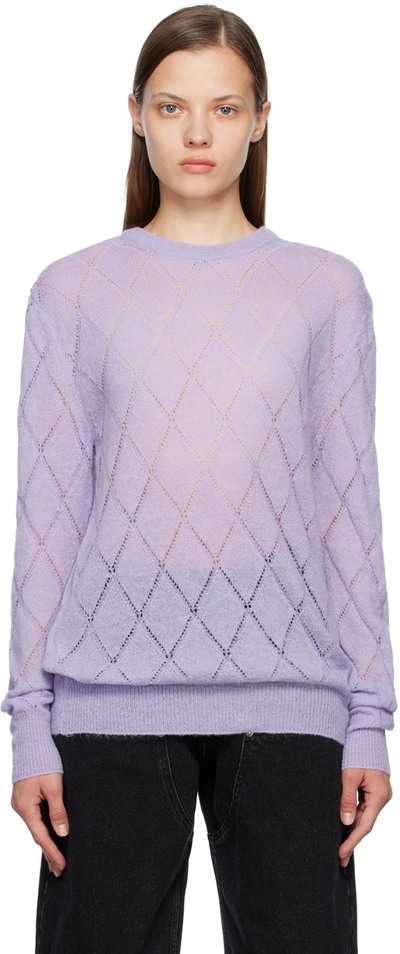 Pushbutton Purple Laddered Jumper In Vi