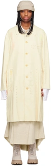 HYEIN SEO OFF-WHITE DOUBLE LAYER COAT