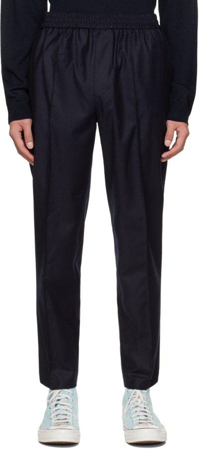 Apc Navy Pieter Trousers In Iak Dark Navy