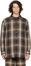 System Plaid Shirt In Dn Dark Navy