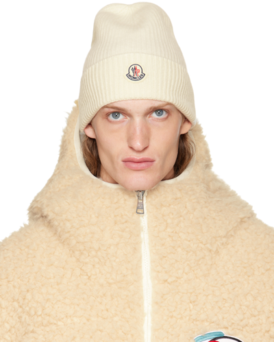 Moncler Gray Rolled Brim Beanie In 903 Grey