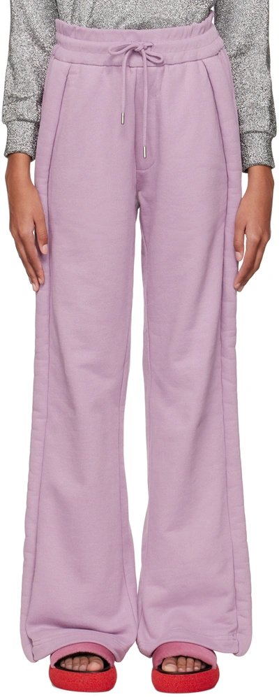 Dries Van Noten Purple Hansens Lounge Pants In 403 Lilac