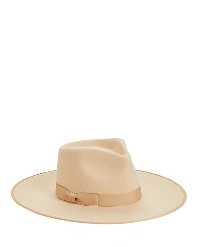 Lack Of Color Rancher Wool Fedora In Ivory