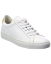 Common Projects Retro Bicolor Leather Low-top Sneakers In White
