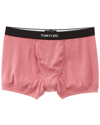 Tom Ford Stretch-cotton Boxer Briefs In Pink