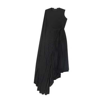 BALENCIAGA LONG PLEATED DRESS