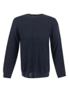 Hugo Boss Knit Sweater In Blue