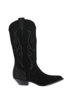 Sonora Santa Fe Leather Boots In Black