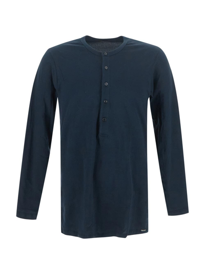 Tom Ford Underwear Long Sleeves T-shirt In Blue