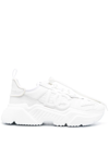 Dolce & Gabbana Mixed-materials Daymaster Sneakers In White