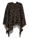 FENDI PONCHO LOGO