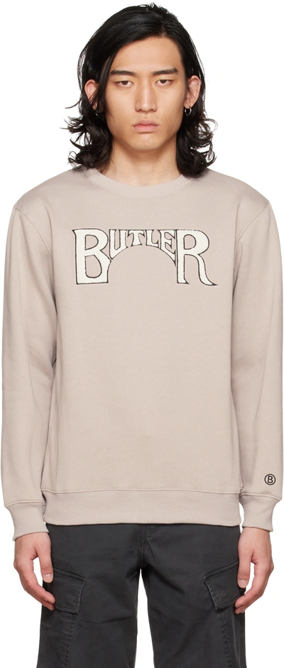 Butler Svc Ssense Exclusive Gray Arch Sweatshirt In Light Grey