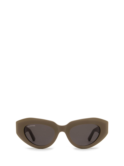 Balenciaga Bb0236s-004 - Brown Sunglasses In Nude & Neutrals