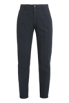 Department Five Department 5 Stretch Cotton Chino Trousers In Blue